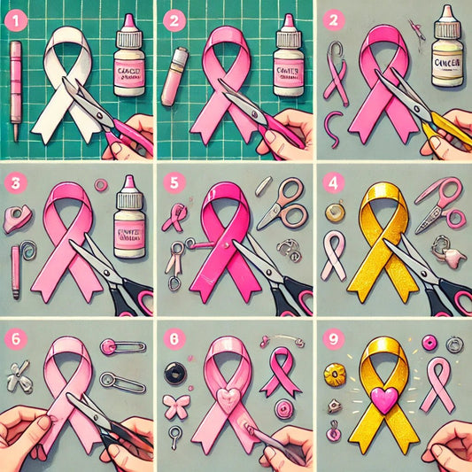 How to Create a DIY Cancer Ribbon - The Funeral Program Site