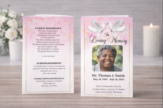 How To Create A Funeral Program in 10 Minutes! - The Funeral Program Site