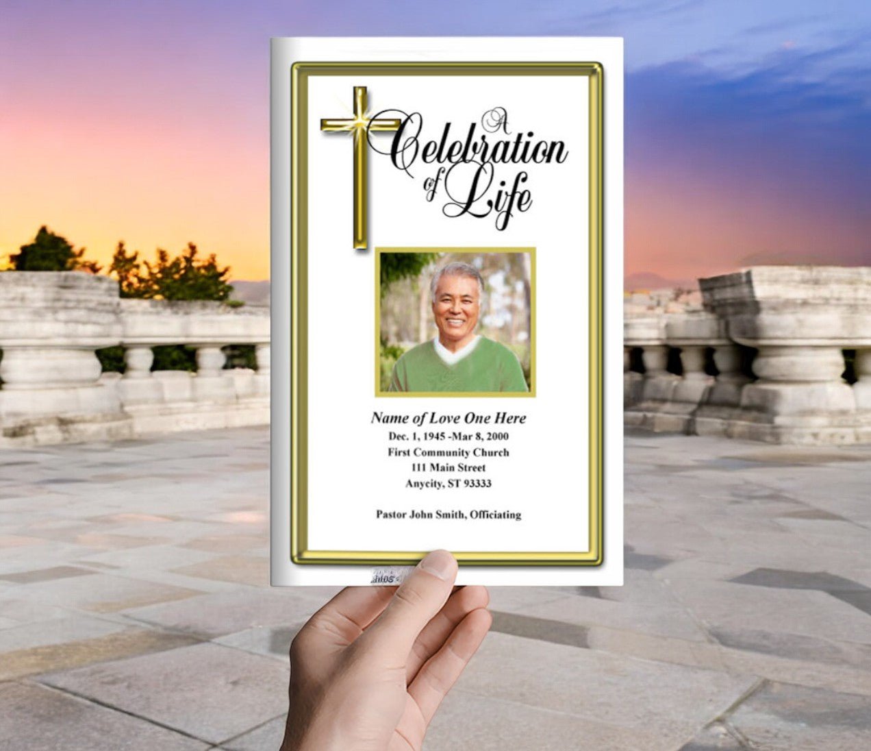 How to Create a Funeral Program Template for Apple Pages – The Funeral ...