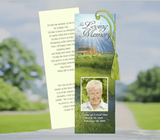 How to Create a Memorial Bookmark with a Personal Touch - The Funeral Program Site