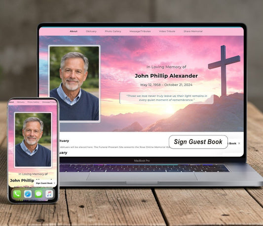 How to Create a Memorial Website: Step-by-Step Guide for Honoring Loved Ones Online - The Funeral Program Site
