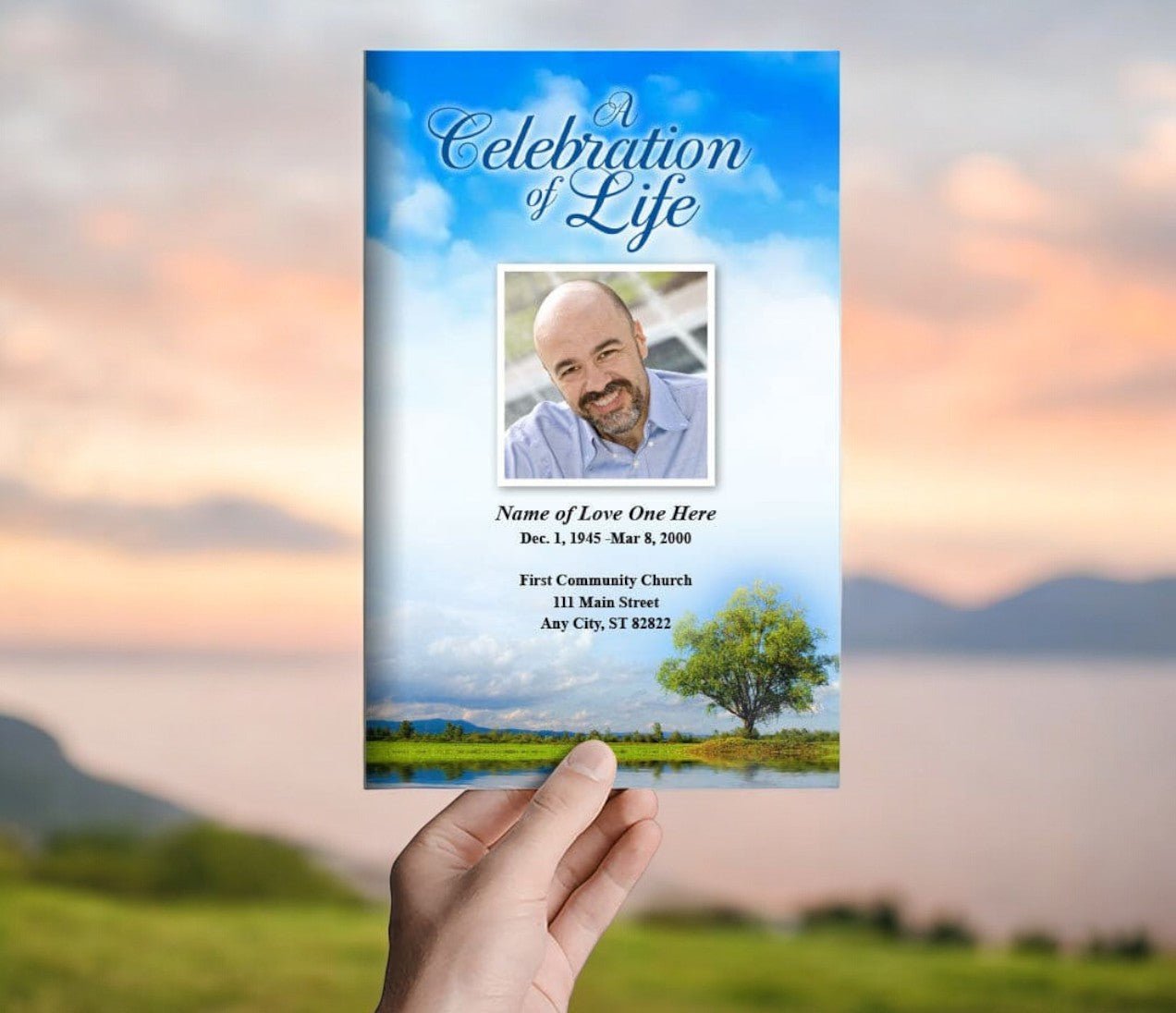 How To Customize A Funeral Program Template – The Funeral Program Site
