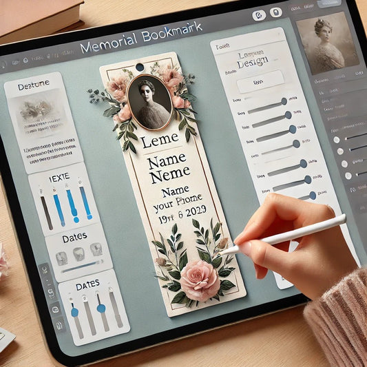 How to Design Memorial Bookmarks Online - The Funeral Program Site
