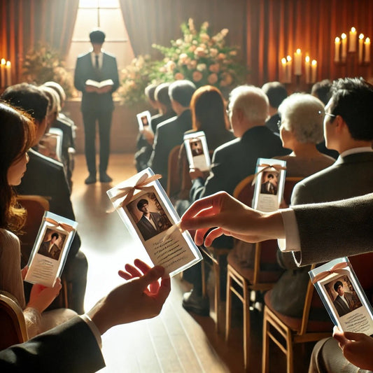 How to Distribute Memorial Bookmarks at a Funeral - The Funeral Program Site