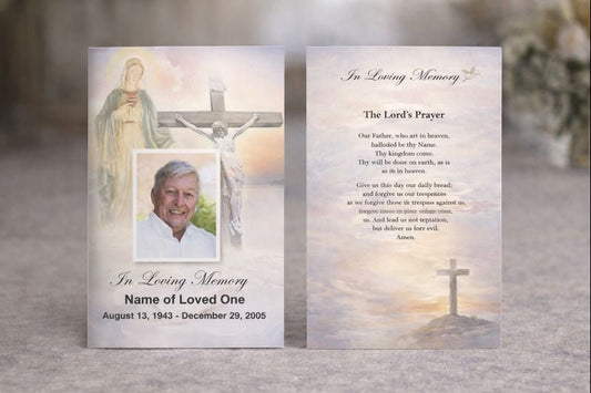 How To Edit Funeral Stationery With The Vision Template - The Funeral Program Site