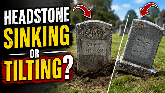 How to Fix a Tilting or Sinking Headstone: Causes, Prevention, and Solutions - The Funeral Program Site