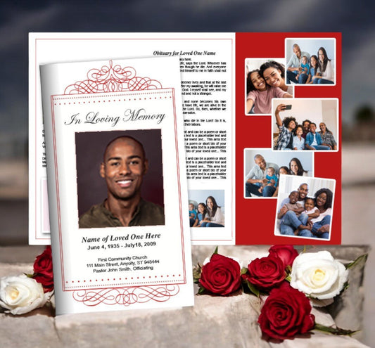 How to Fold a Tri Fold Brochure Program: The Complete Step-by-Step Guide - The Funeral Program Site