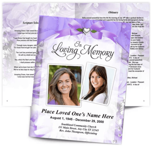 How To Make A Funeral Booklet - The Funeral Program Site