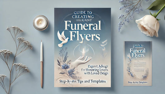 How To Make Elegant Funeral Flyers by Using Templates - The Funeral Program Site