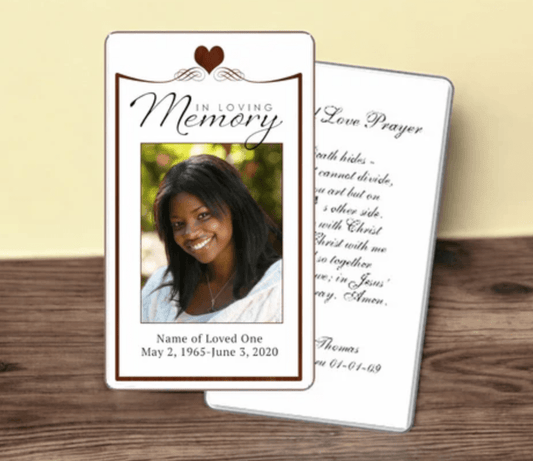 How to Order Funeral Prayer Cards Quickly and Easily - The Funeral Program Site