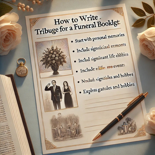 How to Write a Touching Tribute for a Funeral Booklet - The Funeral Program Site
