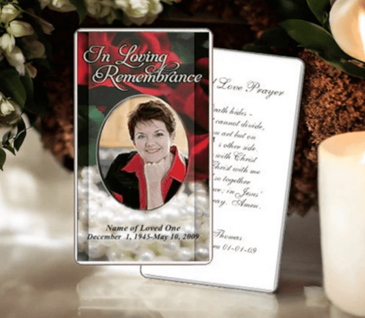 In Loving Memory: Funeral Prayer Card Ideas for Families - The Funeral Program Site