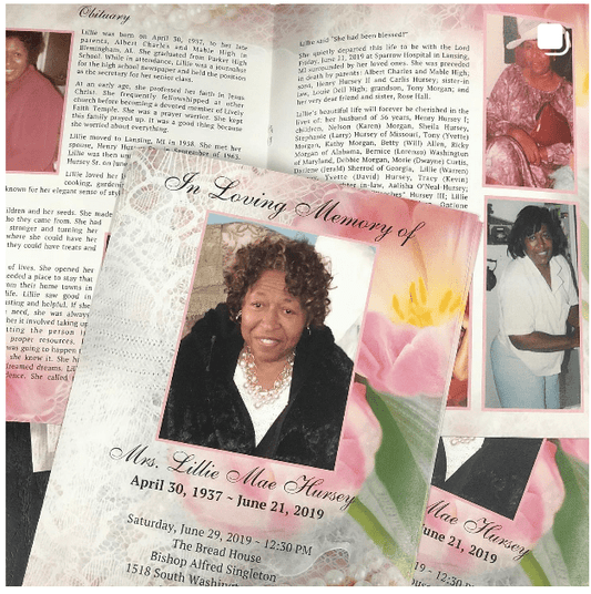 In Loving Memory Templates - The Funeral Program Site