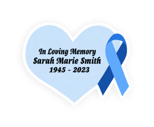 Light Blue Ribbon Meaning - Prostate Cancer Awareness - The Funeral Program Site