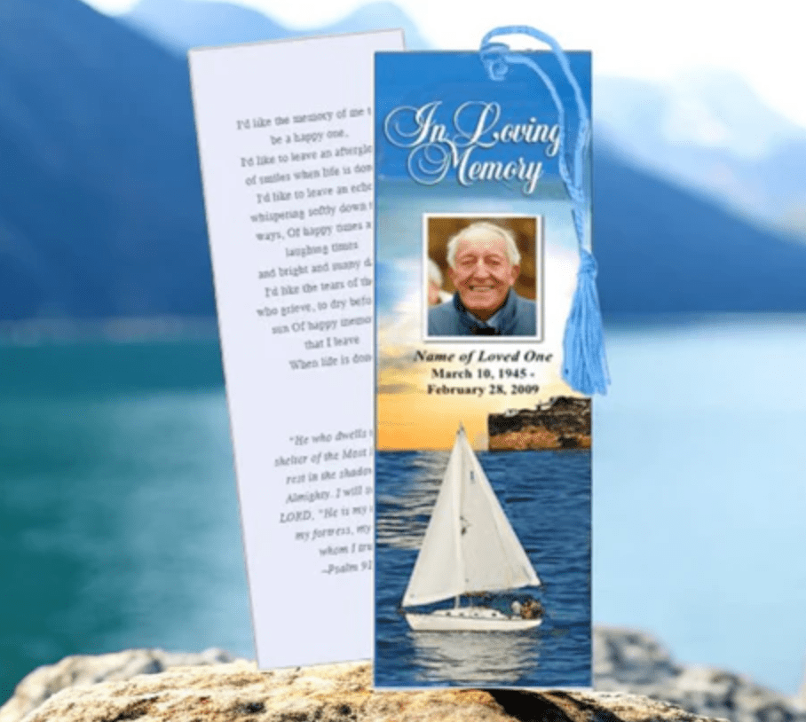 Memorial Bookmark Design Ideas for Artistic Funerals – The Funeral ...