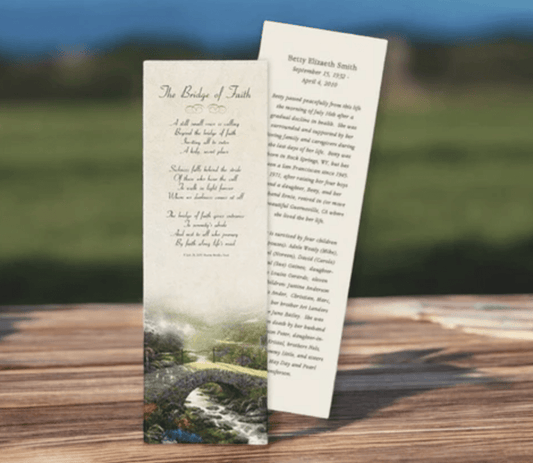 Memorial Bookmark Design Software and Tools - The Funeral Program Site