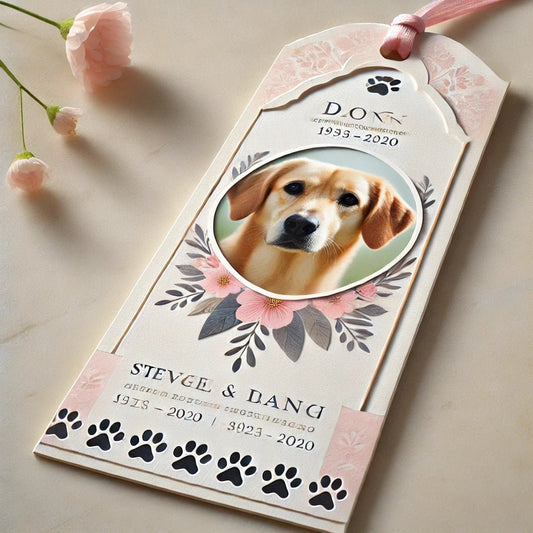 Memorial Bookmarks for Pet Memorial Services - The Funeral Program Site