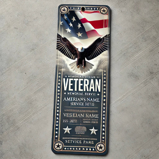 Memorial Bookmarks for Veterans and Military Services - The Funeral Program Site