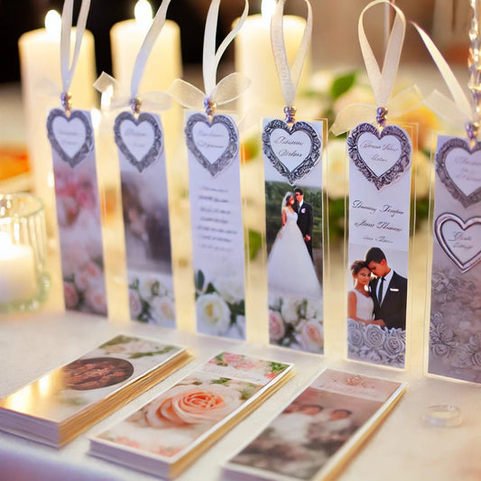 Memorial Bookmarks for Weddings and Anniversaries - The Funeral Program Site