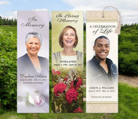 Memorial Bookmarks from The Funeral Program Site - The Funeral Program Site