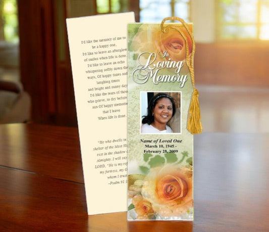 Memorial Bookmarks: Honoring Loved Ones with a Meaningful Keepsake - The Funeral Program Site