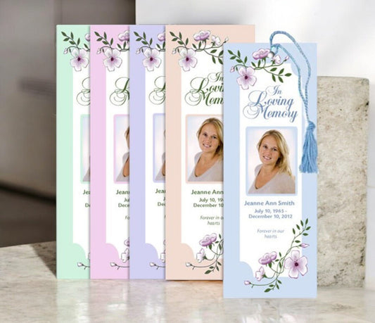 Memorial Bookmarks: Thoughtful Keepsakes for Honoring Loved Ones - The Funeral Program Site