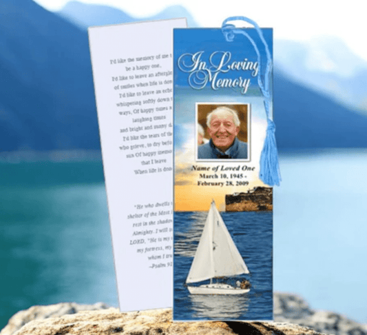 Memorial Bookmarks with Special Prayers and Blessings - The Funeral Program Site
