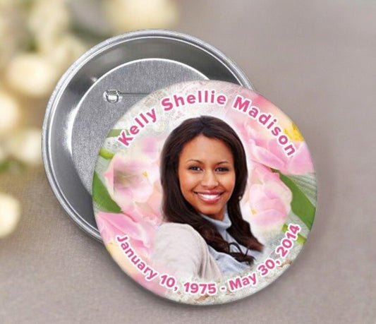 Memorial Buttons: A Keepsake Worn From the Heart - The Funeral Program Site