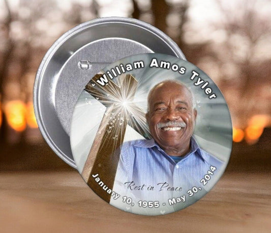 Memorial Buttons: Meaningful Keepsakes That Endure - The Funeral Program Site