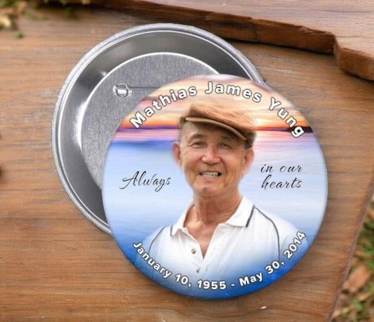 Memorial Buttons: Tangible Tokens of Love and Legacy - The Funeral Program Site