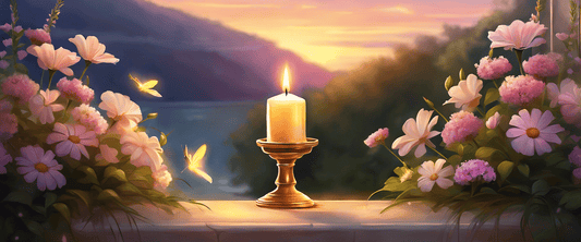 Memorial Candles For An Elegant Memorial Tribute by The Funeral Program Site - The Funeral Program Site
