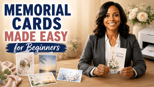 Memorial Cards Made Easy: The Ultimate Guide to Creating Personalized Remembrance Cards - The Funeral Program Site