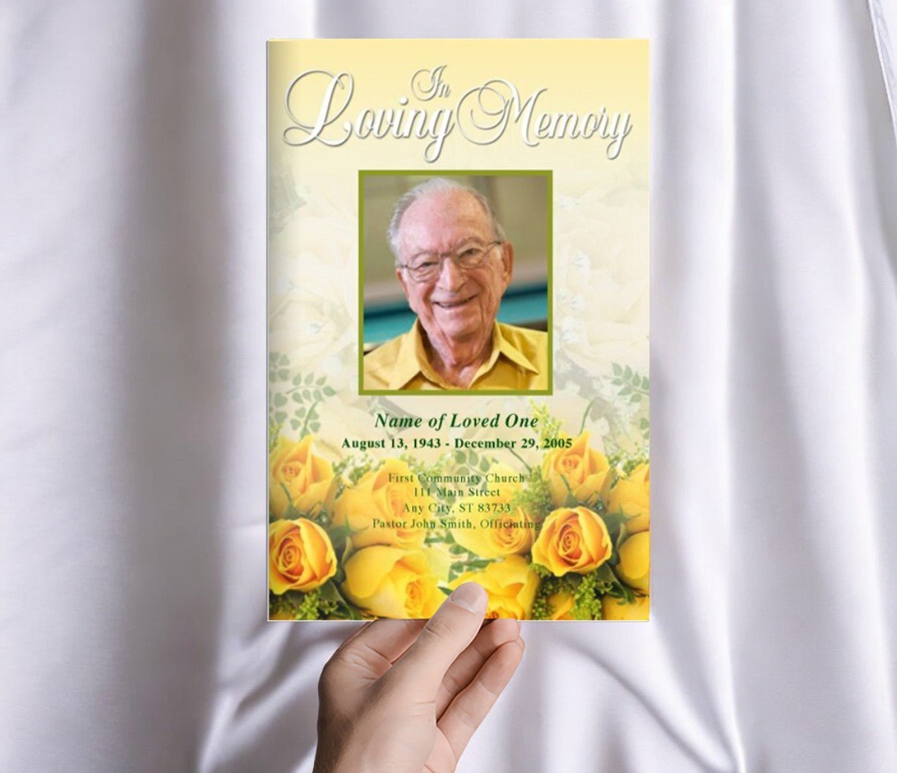 Memorial Keepsake Programs: Honoring Life with Love and Reflection ...
