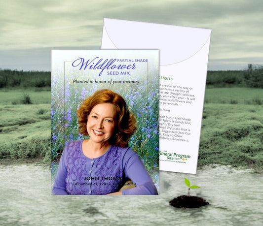 Memorial Seed Packets: Living Tributes from The Funeral Program Site - The Funeral Program Site