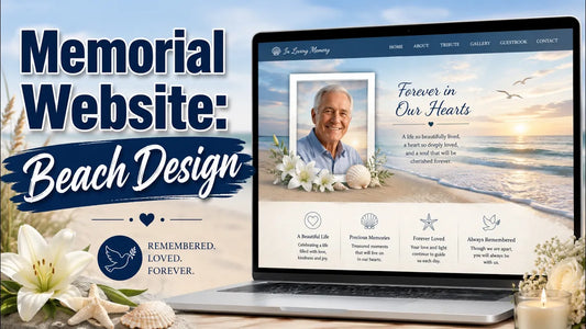 Memorial Website Beach Design: Create a Serene Tribute Online