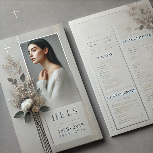 Modern Funeral Program Templates: A Guide to Creating Meaningful Memorials - The Funeral Program Site