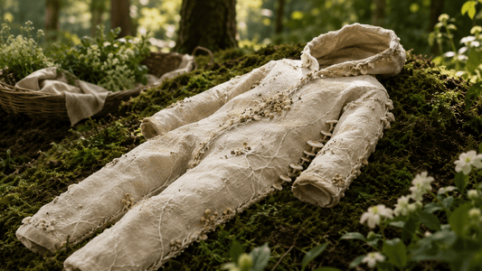 Mushroom Burial Suit: The Eco-Friendly Future of Green Burials - The Funeral Program Site