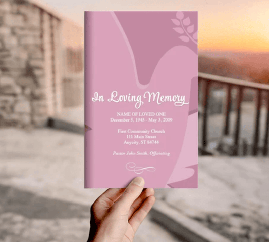 Obituary Funeral Program Template - The Funeral Program Site