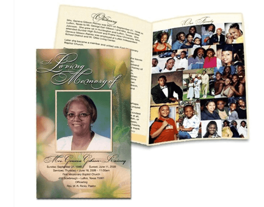 Obituary Template - The Funeral Program Site