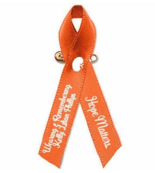 Orange Ribbon Meaning - Leukemia Awareness - The Funeral Program Site