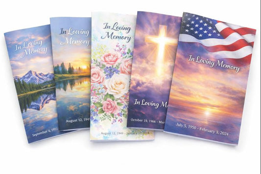 funeral program paper