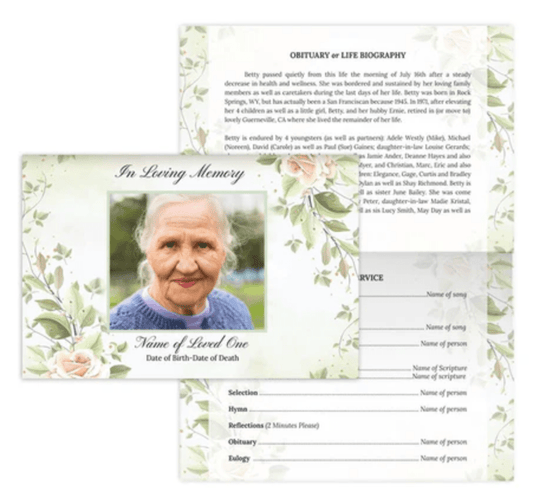 Personalized Funeral Folders for Everlasting Legacies - The Funeral Program Site
