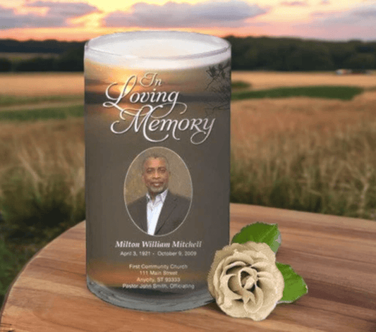 Personalized Memorial Candles: A Beautiful Keepsake for Any Occasion - The Funeral Program Site