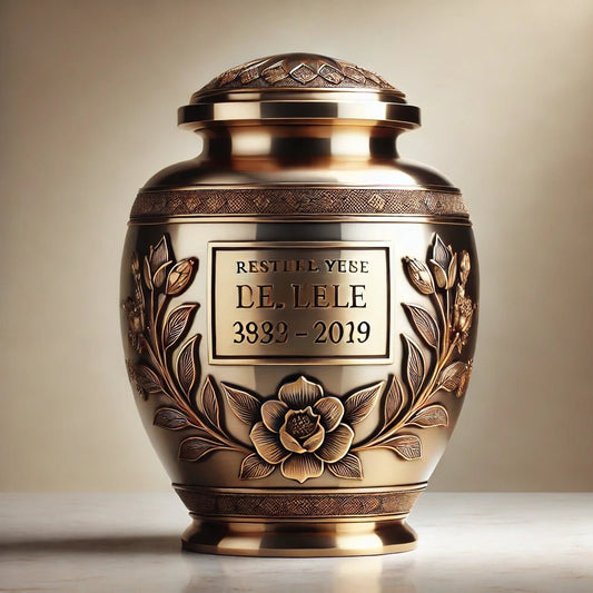 Personalized Urn Name Plates: A Touching Tribute - The Funeral Program Site