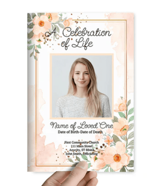 Personalizing Funeral Program Templates - The Funeral Program Site