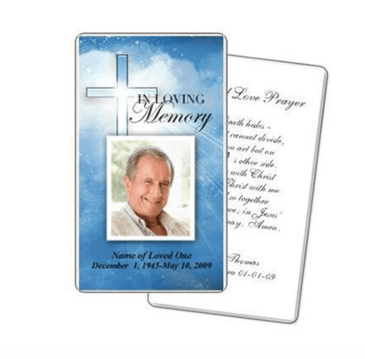 Popular Prayers and Verses for Funeral Prayer Cards - The Funeral Program Site