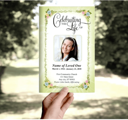 Printable Funeral Program Templates: A Step-by-Step Guide - The Funeral Program Site