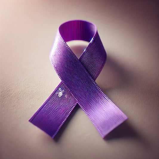 Purple Ribbon Meaning - Pancreatic Cancer Awareness - The Funeral Program Site