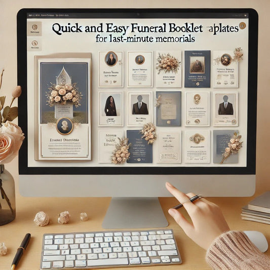 Quick and Easy Funeral Booklet Templates for Last-Minute Memorials - The Funeral Program Site