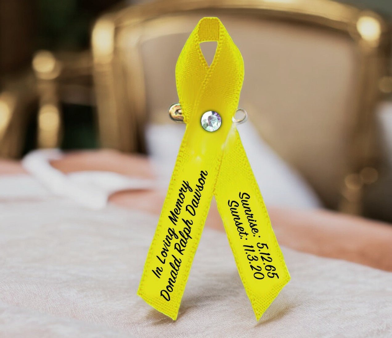 Sarcoma Cancer Ribbon Color: Yellow for Awareness, Strength, and Unity ...